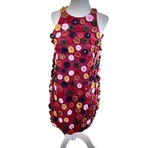 Guild Kailos Floral‎ Crochet Mini Dress Sleeveless Anthropologie Size 0 NWTWoman